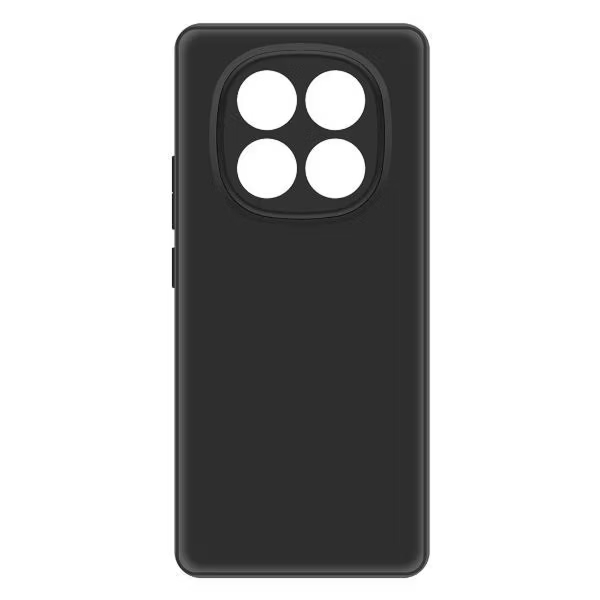 Чехол Silicone Case для Redmi Note 14 Pro+, черный